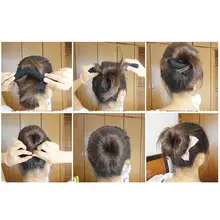 Высокое качество 4 шт. 46 г Пена Губка булочка волос твист клип прическа производитель для женщин