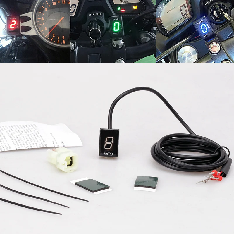 For Kawasaki Versys 650 1000 Vulcan S650 900 2000 VN900 VN2000 LED Electronics 1-6 Level Gear Indicator Moto Speed Digital Meter For Kawasaki Versys 650 1000 Vulcan S650 900 2000 VN900 VN2000 LED Electronics 1-6 Level Gear Indicator Moto Speed Digital Meter