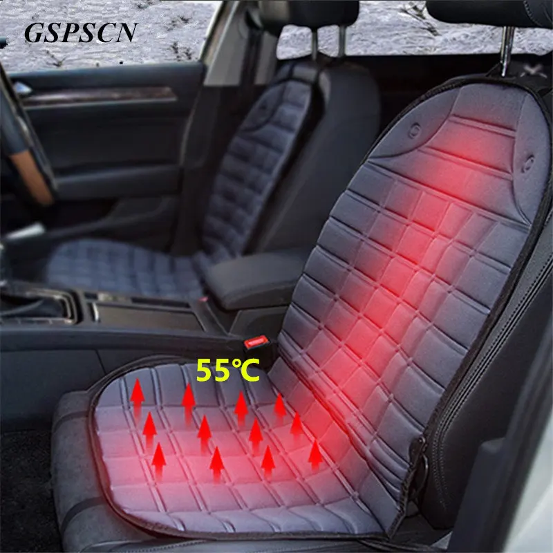 Gspscn Universal 12v Winter Seat Covers Car Intelligent Electric Heated Car Seat Cushion Auto