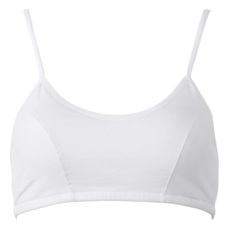 Young Girls Training Bra Puberty Teen Kids Soft Breathable Cotton Underwear Tops