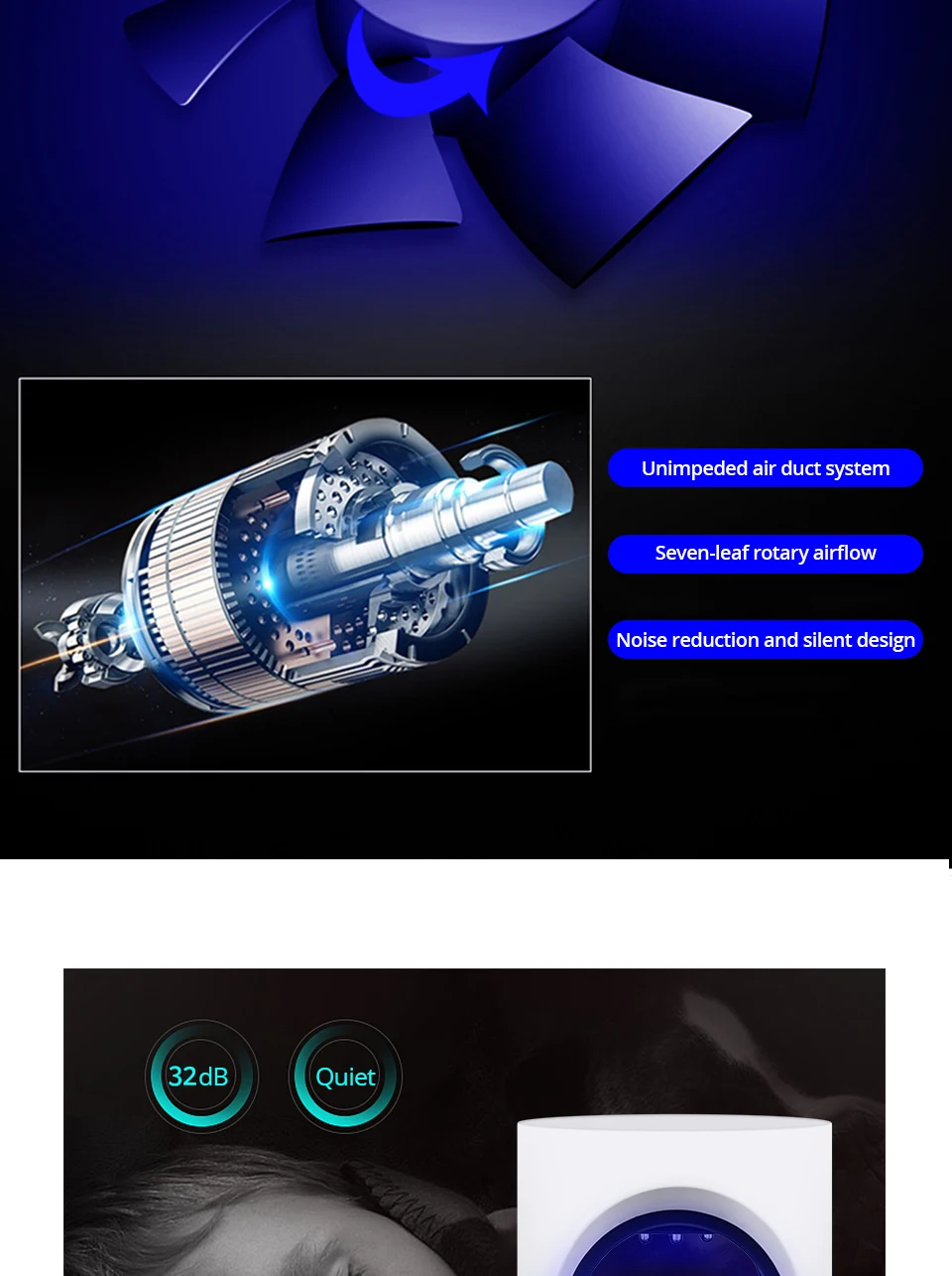 EeeToo USB Electric Mosquito Killer Lamp Photocatalysis Mute 5V Anti Mosquito Trap LED Night Light Lamp Bug Zapper Insect Killer (8)