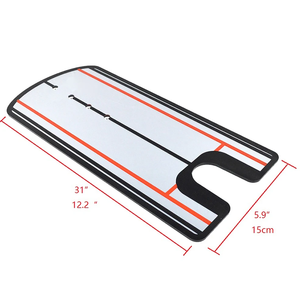 Us 10 7 40 Off 1pc Golf Putting Mirror Alignment Training Aid Swing Trainer Eye Line Outdoor Golf Practice Putting Aid Tool Accessories In Golf