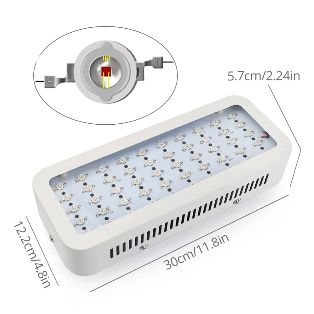 Светодиодный растет свет 300 Вт полный спектр высокой мощность Светодиодная лампа для выращивания растений панель для внутреннего Vegs