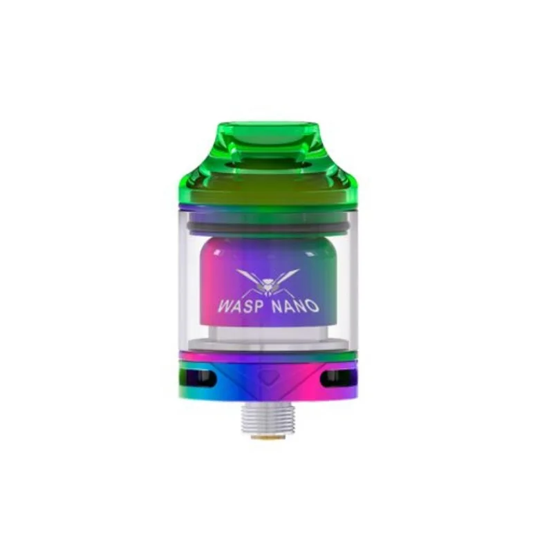 OUMIER WASP NANO RTA 2 мл емкость 23 мм распылитель W/Top Refill Дизайн& PCTG капельный наконечник электронная сигарета Vape Танк VS ОСА NANO RDTA - Цвет: Многоцветный