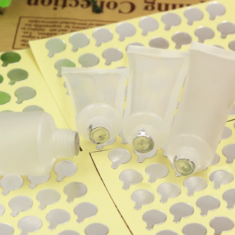

Bottle Cap Lid Labels Packing Bottle Lotion Small Sample Container Sticke Self Adhesive Seals Stop Leak Packaging Cosmetics P20