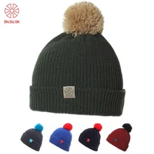 SN. SU. SK бренд унисекс знаменитая Кепка модная мужская и женская Лыжная теплая зимняя вязаная Лыжная Шапка бини Кепка с высоким воротом 5 цветов
