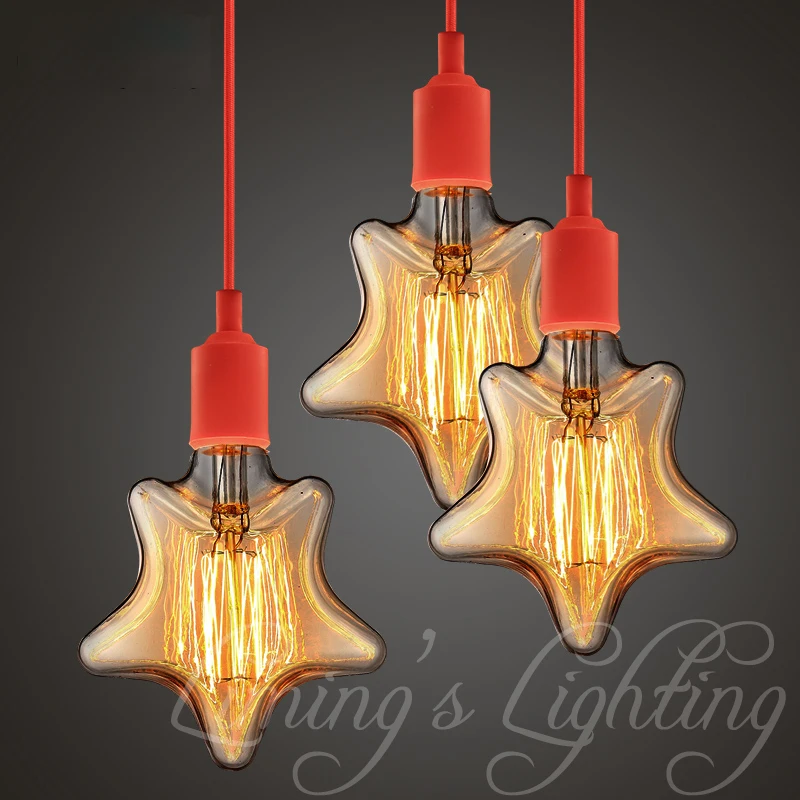 Star meteor shower Filament 220V Incandescent Bulbs Vintage Light E27