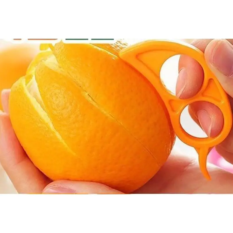 2PCS/Lot Orange Peel Device Kitchen Accessories Cooking Tools Simple Convenient Open Orange Peel