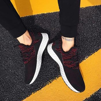 

2018 New Fashion Men's Running Shoes Casual Mesh Sneakers Comfortable Sports Shoes Breathable Jogging Shoes Chaussure Homme