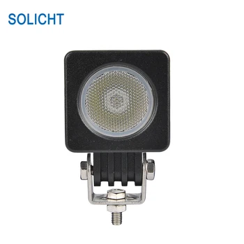 

SOLICHT 2pc 10W led work lamp worklight spotlight Flood 10W led work light 12V LED tractor work lights 24V working light lamp