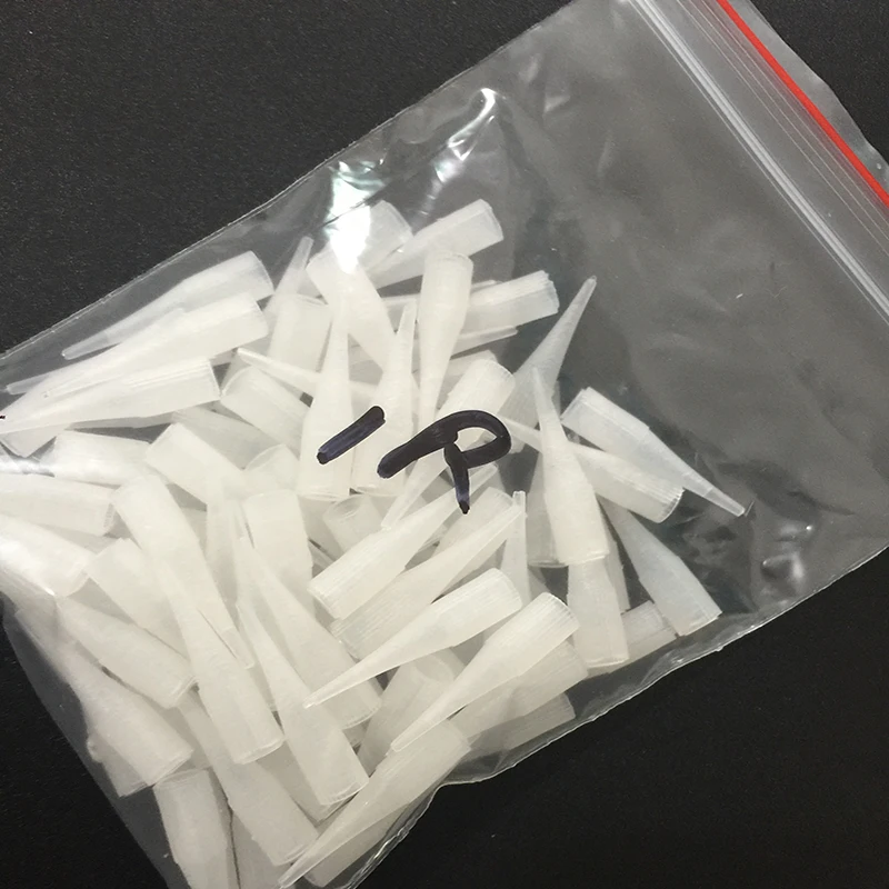 

100pcs 1RL Permanent Makeup Giant Sun Needle Caps 5mm Diameter 2.5 Length Eyebrow Tattoo Needles Tips