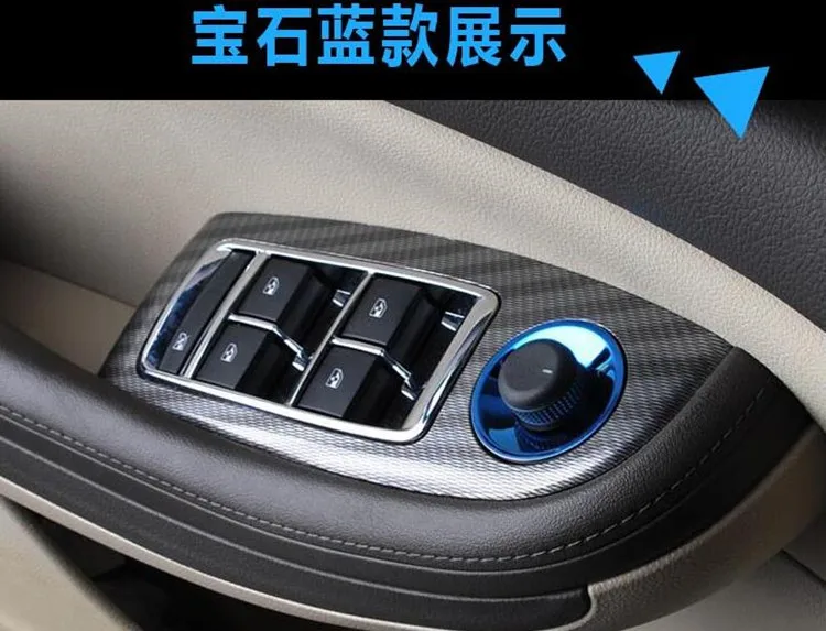 Hot Sell Rearview font b Mirror b font Switch Knob Decoration Sequins font b Car b