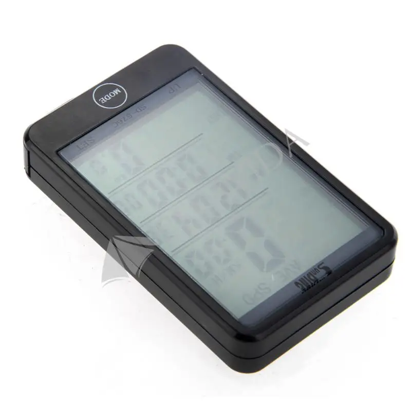 Wireless LCD Backlight Bike Bicycle Cycling Computer Odometer Speedometer New