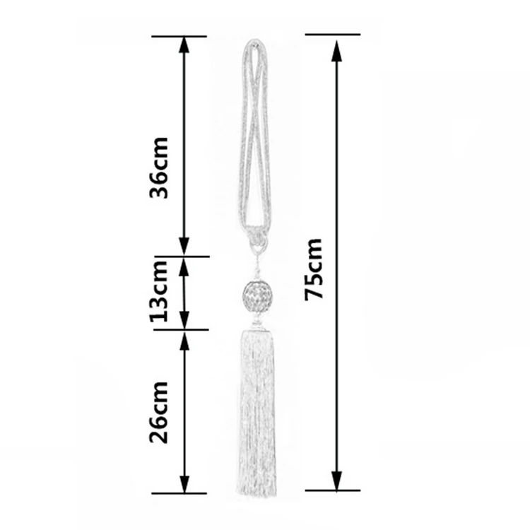 Шторы Tie Назад кисточкой веревки вязать фиксации цвета Tieback держатель Гостиная Шторы s привязывающая веревка украшения дома аксессуары