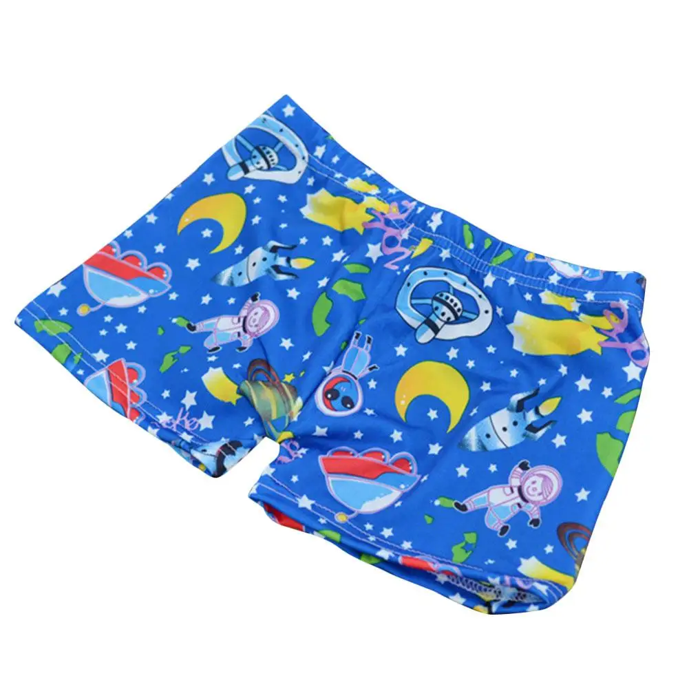 

Cute Children's Cartoon Cute Print Beach Style Short Pants High Loose Lace-up Swimming Trunks Swimwear For Boys Random Delivery