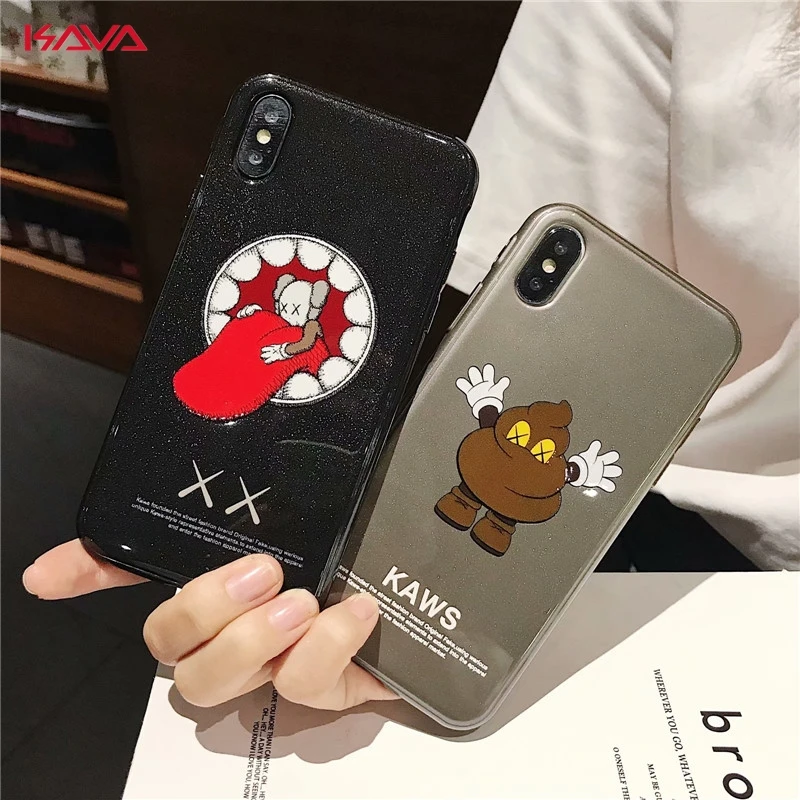

High quality Cartoon lovely soft phone cover case for iphone 6 6s 7plus 8 plus X XR XS MAX Wear-resistant anti-slip phone cases