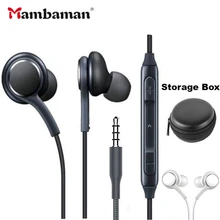S8 IG955 Earphones 3.5mm In-ear Wired Mic Volume Control Headset for huawei xiaomi Samsung Galaxy S10 S9 S3 S7 S6 S5 Smartphone