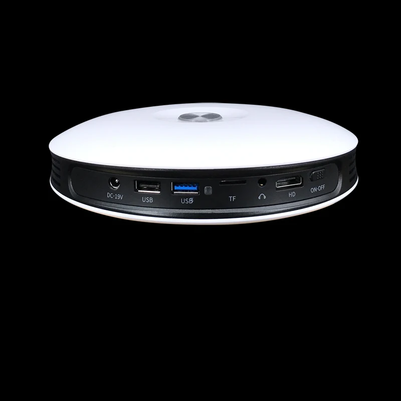 

Best DLP Home Cinema Android 4.4 WiFi Projector with 6400lumens Brightness 12000MAh Built in battery Support bluetooth 4.0 full