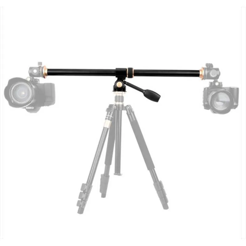 Horizontal Extension Arm Center Column Rotatable Multi-Angle Rod Mount Tripod Cross Tube Accessory Support for Camera Tripod