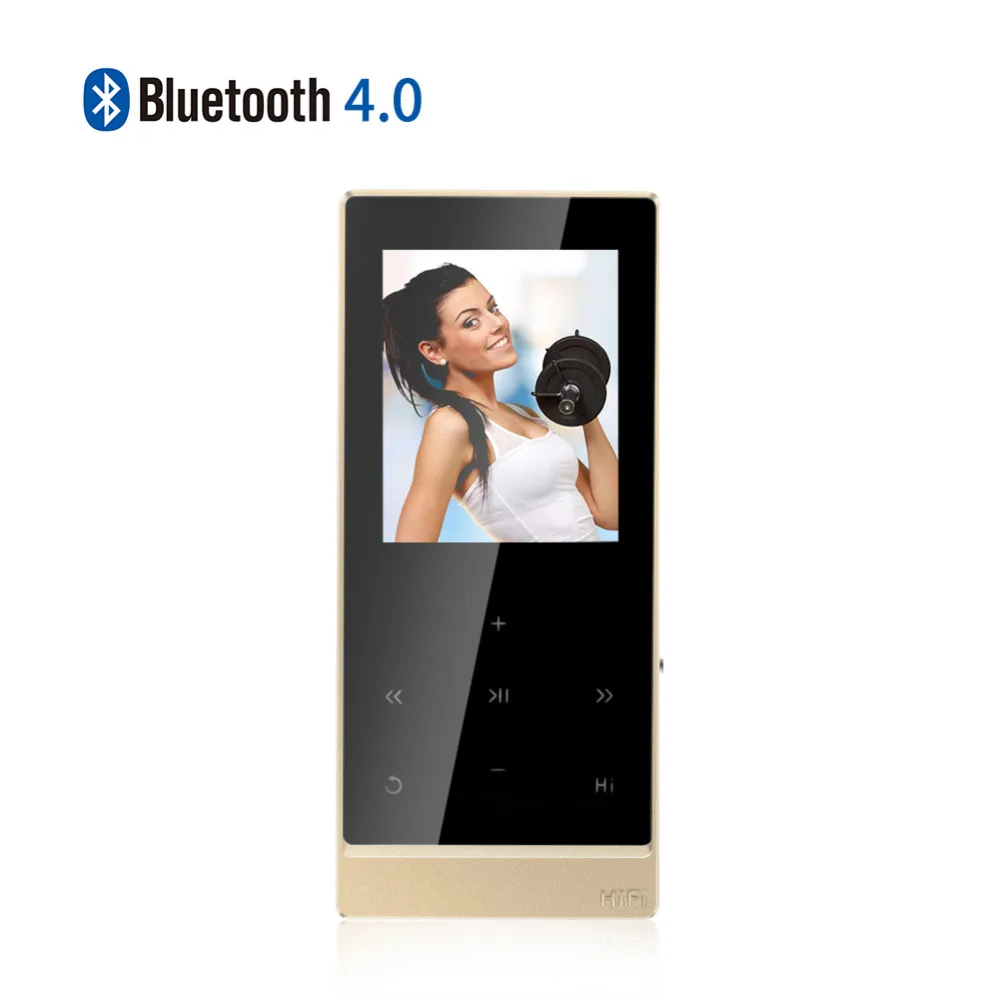

SAGO Original Bluetooth MP3 Player Touch Button MP3, workong time 55h with FM Radio,Voice Recorder Function 1.8 Inch Screen