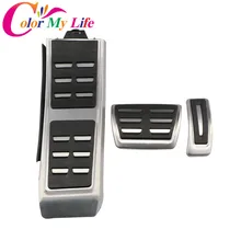 Color de mi vida coche automático Pedal de pedales para Audi A4 B8 S4 RS4 A5 S5 RS5 8T A6 4G S6 (C7) Q5 S5 RS5 A7 S7 SQ5 8R LHD 2009-2015