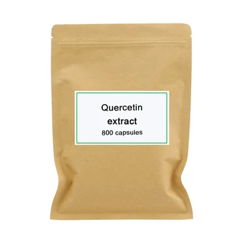 

800PCS GMP certified 99% Quercetin Extract,Eliminate sputum and cough,Anti-cancer,with free shipping