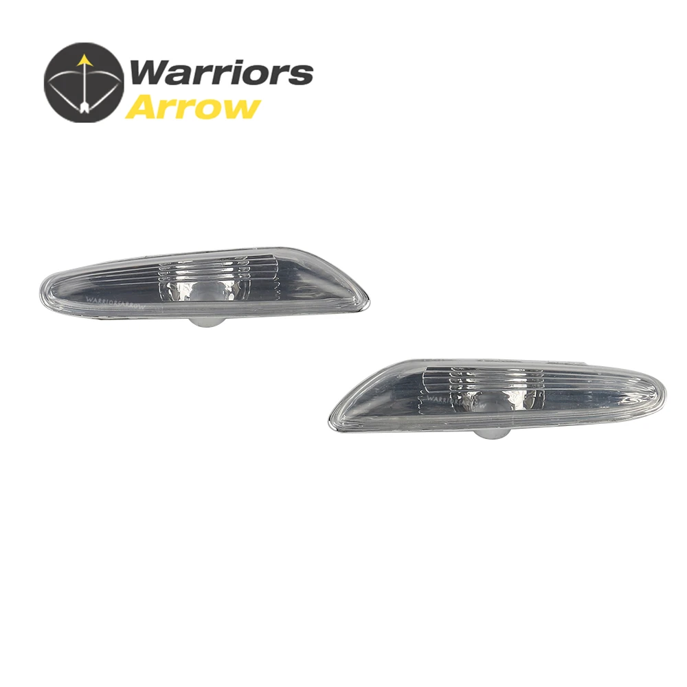 

63137165915 63137165916 For BMW 3 Series 325i 325xi 330i 330xi 2001 2002 2003 2004 2005 Pair L+R Clear Side Marker Signal Lamp