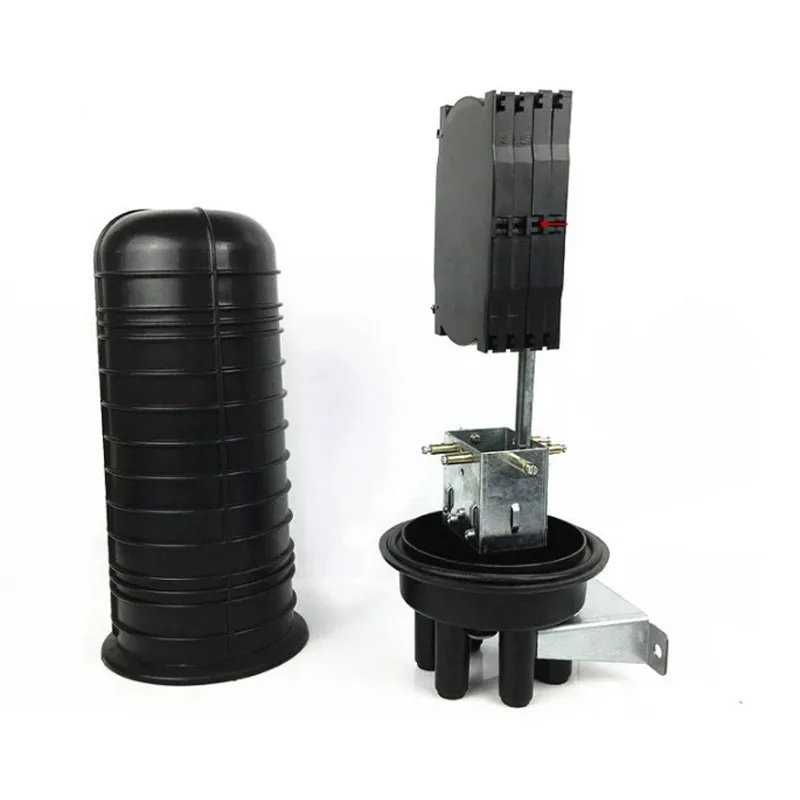 

2 Inlet 2 Outlet Vertical Dome Type 144 Core Fiber Optic Joint Box