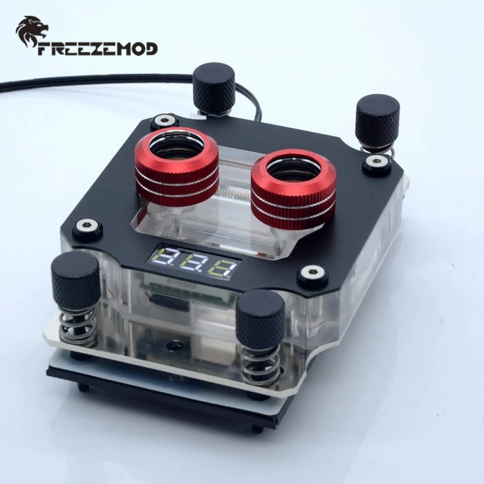 

FREEZEMOD computer PC CPU AMD AM3 AM4 water cooling block temperature sense motherboard heatsinK 4pin RGB/3pin RBW. UPR-2018