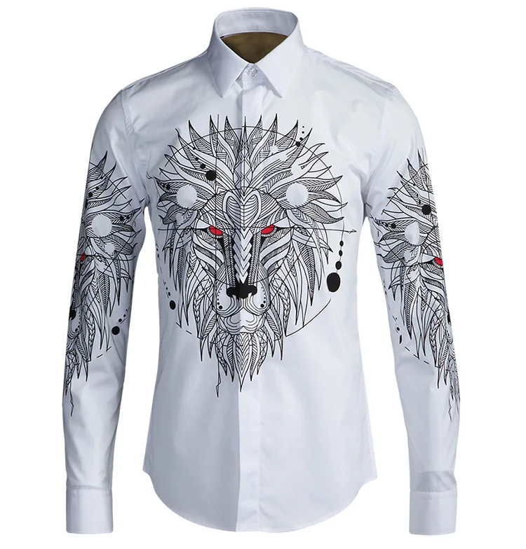 Новое поступление мужская хлопковая оригинальная классический Лев футболка с