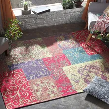 Большой размер американский стиль журнальный столик для гостиной ковер, прямоугольный коврик, пасторальный классический ковер для украшения дома