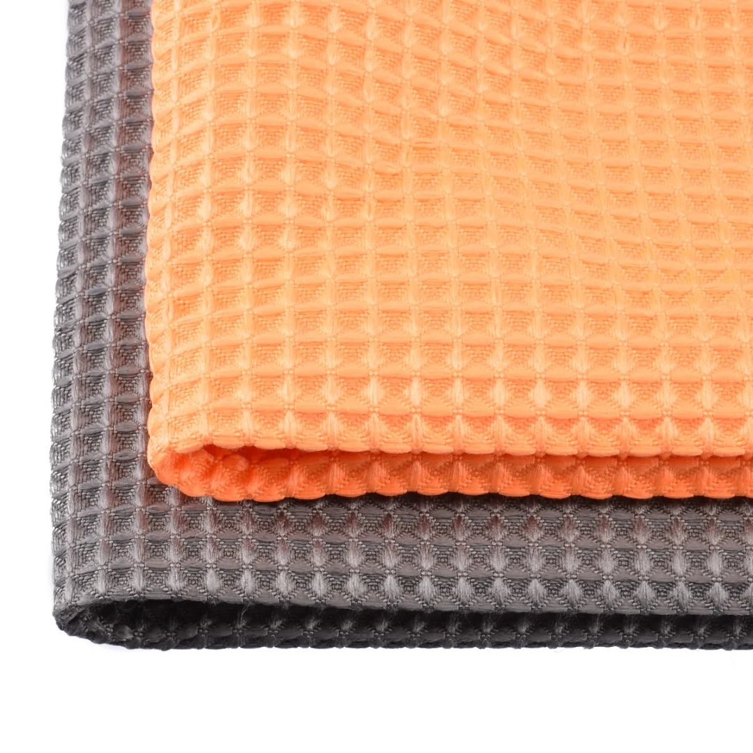 40*40cm Car Wash Towel Microfiber Waffle Pattern Cleaning Towel Soft Car Cleaning Wash Dry Polishing Detail Cloth