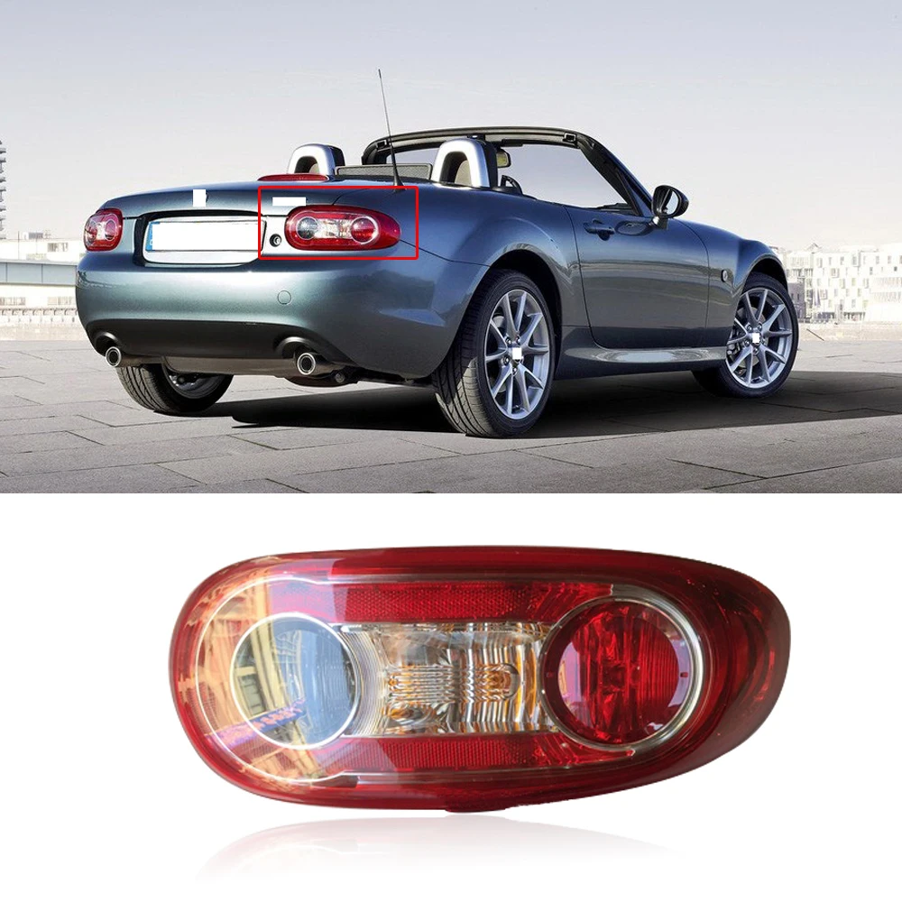

CAPQX 1PCS For Mazda MX-5 MX5 Rear headlight headlamp Taillight Brake Tail Light stop lamp brake light taillamp