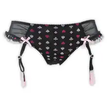 Съемный ремень марлевые черные женские/женские сексуальные подвязки пояса с стринги для чулок, металлический зажим/пряжки розовые банты белье S105