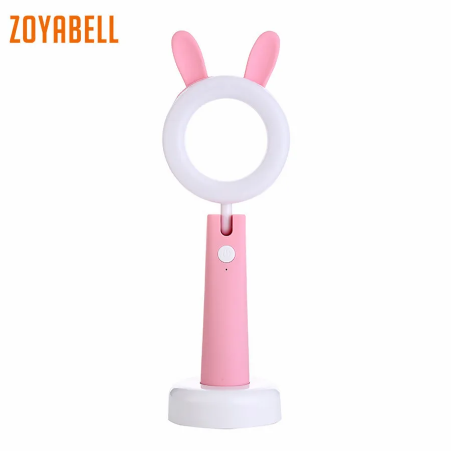 

zoyabell Led Night Light Table Desk Lamp Children Kids Baby Sleeping Book Bedroom Novel Reading Lighting USB Rechargeable Lamp