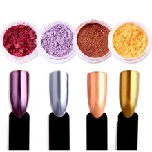 Блестящие алюминиевые хлопья Волшебное Зеркало Эффект порошки узоры для ногтей с блестками Decorati гель Var клей маникюрный лак Декоративный Лак для ногтей