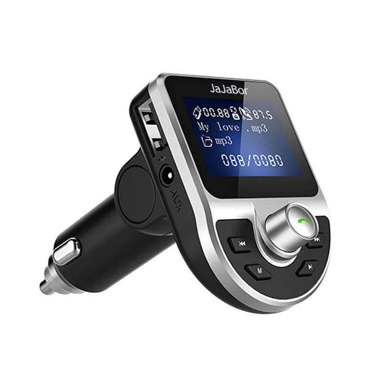 JaJaBor комплект беспроводной связи bluetooth для автомобиля Handsfree FM передатчик AUX аудио