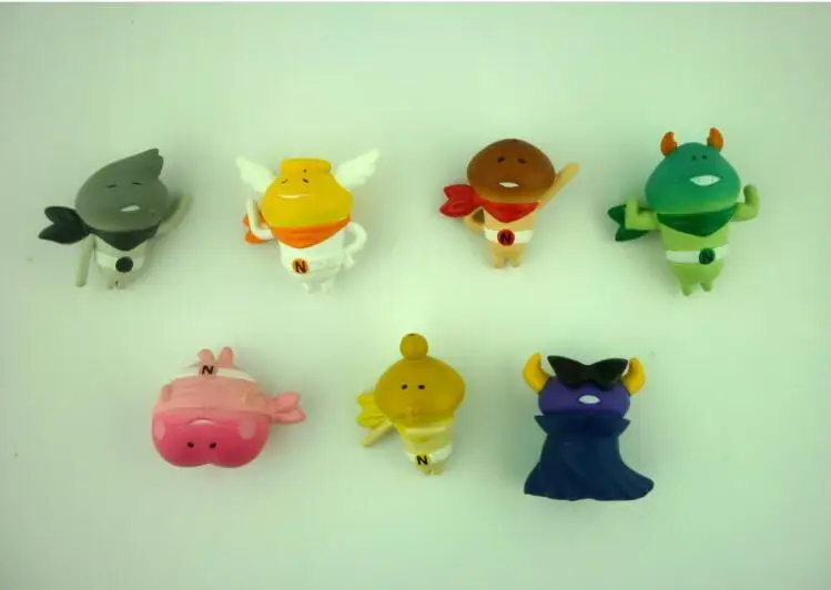 50pcs/lot hot sale capsule toys mushroom figures haloween gift kids