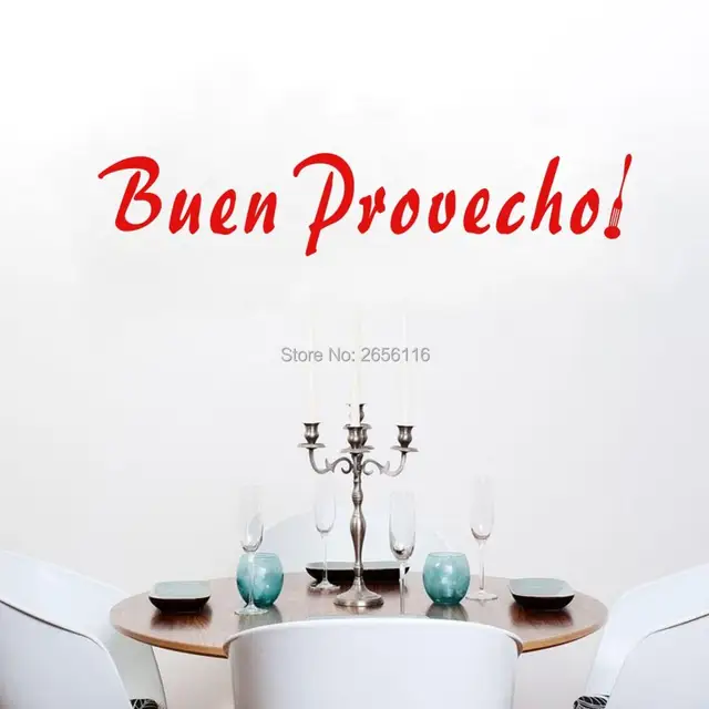 Spanyol Quotes Buen Prevecho Nafsu Makan Dapur Dekorasi Dinding Spanyol Quotes Buen Prevecho Nafsu Makan Dapur Dekorasi Dinding Stiker Baik Ibu Hadiah Art Vinyl Surat