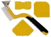 Sealant Tool Grooving Tool I Complete Set: Joint Brush with Joint Scraper and Joint Smoother I Perfect for Bathroom, Kitchen 4