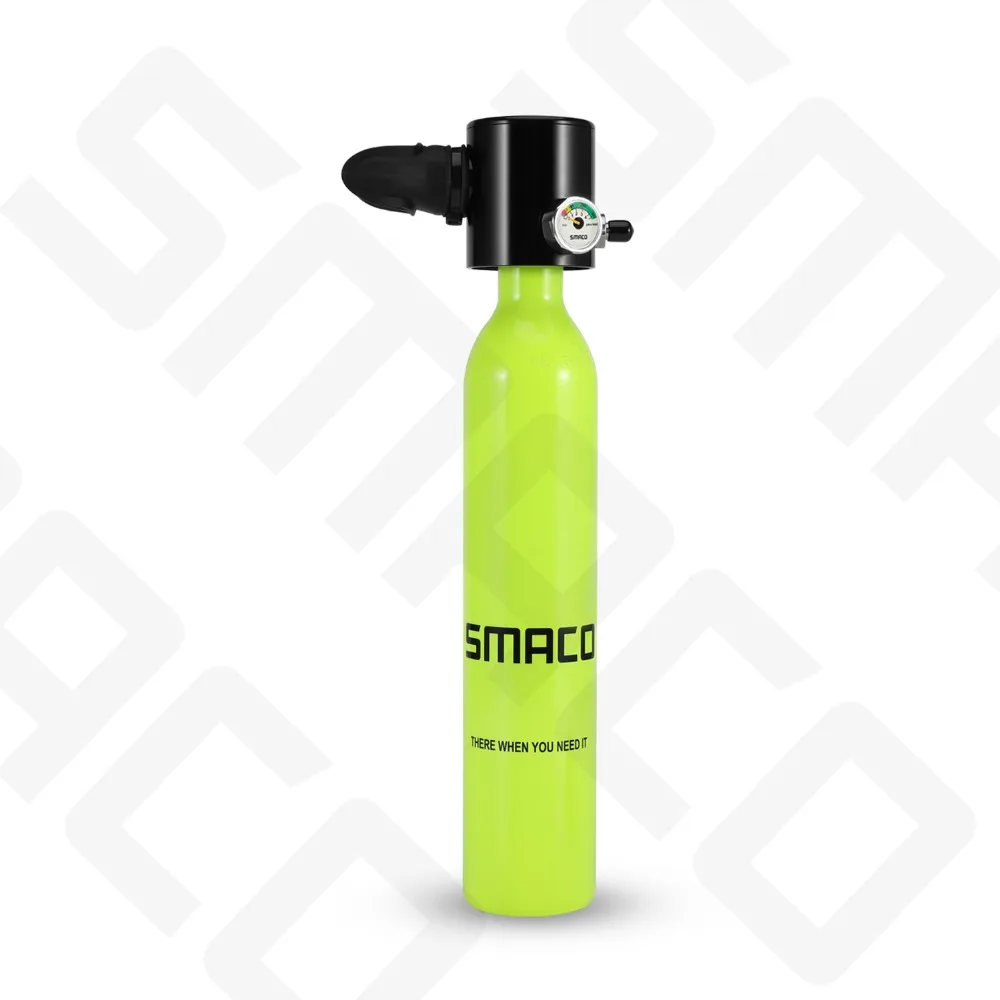 Smaco Mini scuba diving equipment tank total freedom breath underwater for 5 to 10 minutes Smaco Mini scuba diving equipment tank total freedom breath underwater for 5 to 10 minutes