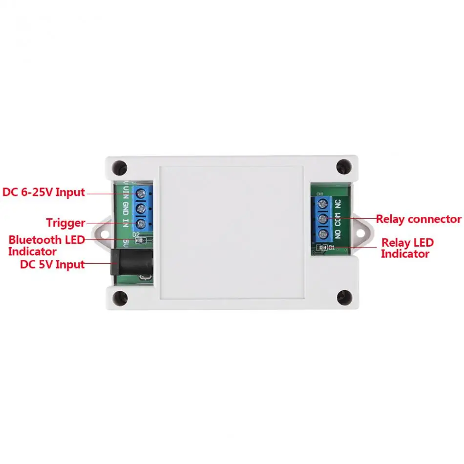 5 V-24 V 1 канал Bluetooth реле мобильного Управление телефонный коммутатор Управление переключатель Управление; модуль Bluetooth V2.1+ EDR