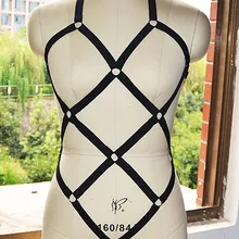 2014New превосходство средства ухода за кожей жгут модный сексуальный черный клетка для женщин Экзотическая одежда обвязка для тела cinta liga