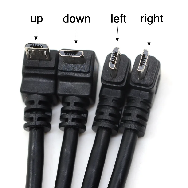 Micro USB 2 0 разъем для Женский Удлинительный кабель 30 см 50 с отверстием крепления на