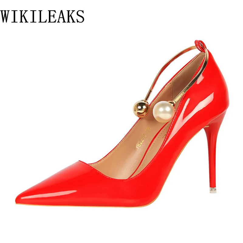 

bigtree shoes designer wedding red extreme high heels sapato feminino scarpin tacones stiletto ladies pumps woman valentine shoe