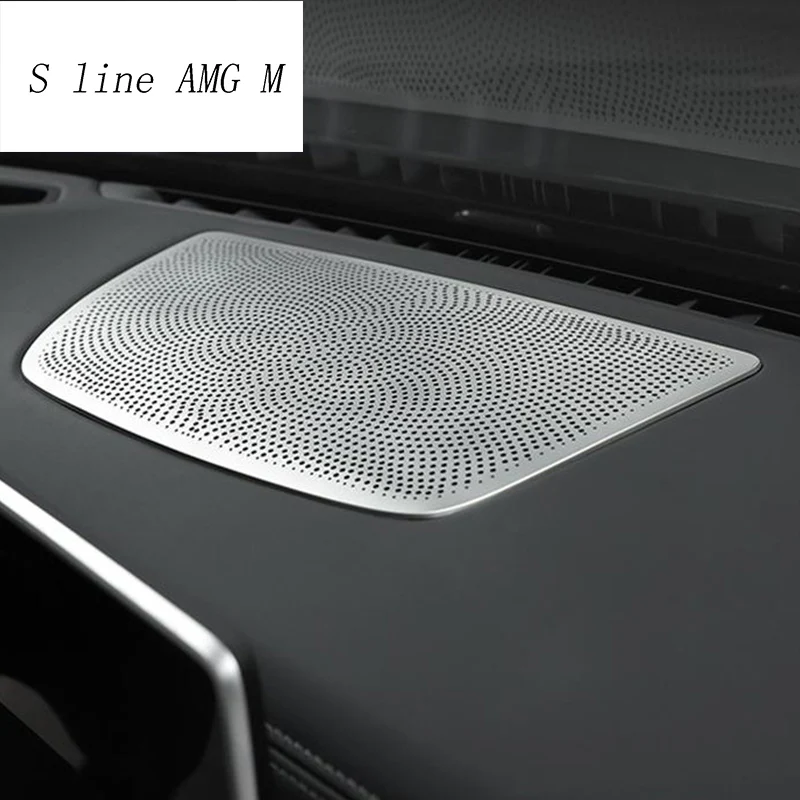 

Car styling Audio Speaker Dashboard Loudspeaker decoration Cover Sticker Trim For BMW 7 Series G11 G12 Interior Auto Accessories