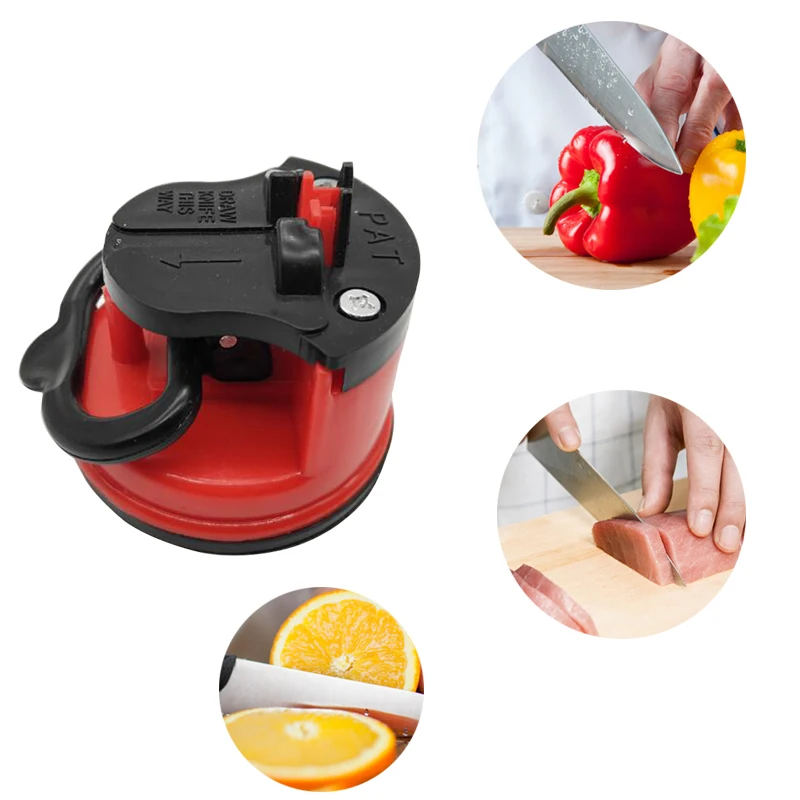 Knife Sharpener Scissors Grinder Knife Sharpener Suction Pad 1pcs