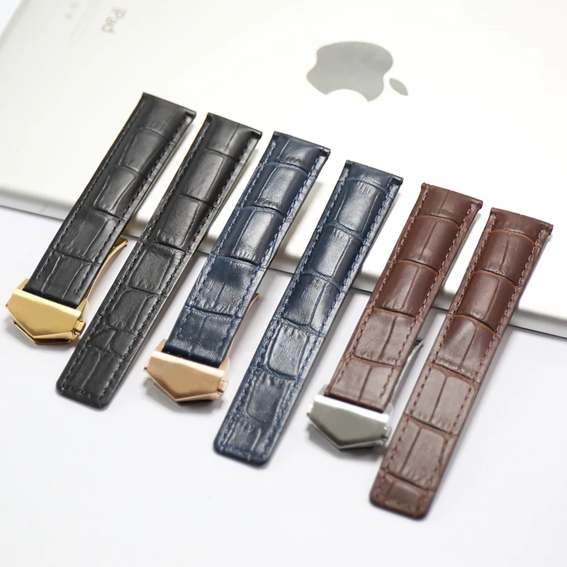 Watch accessories 19mm20mm For TAG Heuer CAR2111 leather watch band