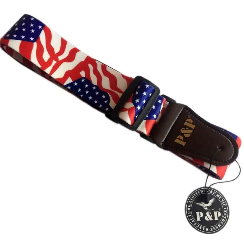 Guitar Straps Electric Bass Shoulder Strap Advanced Printed Polyester Personality Free Shipping | Спорт и развлечения