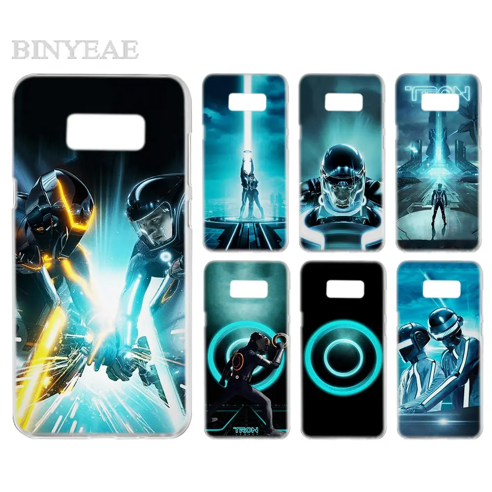 

BINYEAE Tron Legacy Transparent Phone Case Cover Cases for Samsung Galaxy S3 S4 S5 S6 S7 S8 S9 Edge Plus Mini